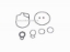 Zeige Details für Dichtungssatz Vergaser "Dellorto" SRA25 SRA50 Bild von Dichtungssatz Vergaser "Dellorto" SRA25 SRA50