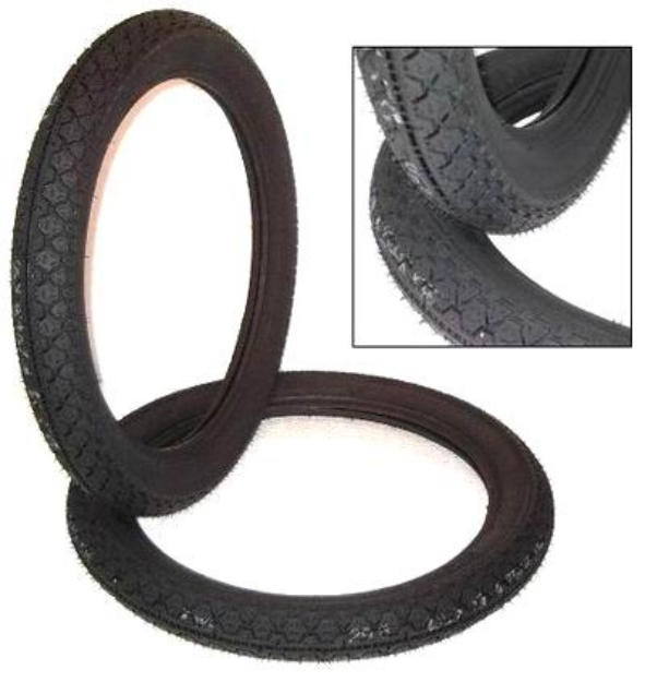 Bild von Reifen-Set K36/1 Simson S50 S51 S53 KR51 SR4-2 SR4-3 SR4-4  Heidenau