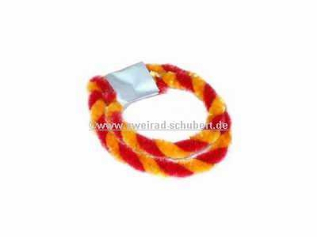 Bild von Nabenputzring  rot/gelb