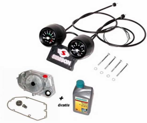 Bild von Umrüstsatz auf Drehzahlmesser Simson S51