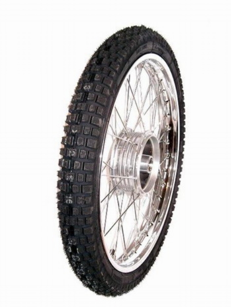 Bild von Speichenrad S53OR K46 Edelstahl  -Trommelbremse