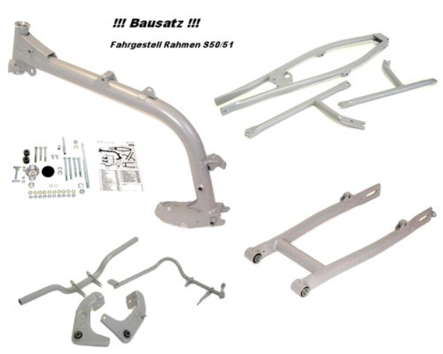 Bild von Fahrgestell Simson Rahmen S51 S50 -Straßenausführung