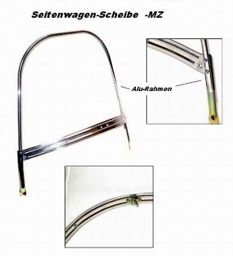 Zeige Details für Windschutzscheibe Seitenwagen MZ Superelastik Seitenwagen Bild von Windschutzscheibe Seitenwagen MZ Superelastik Seitenwagen