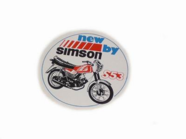 Bild von Klebefolie SIMSON S53