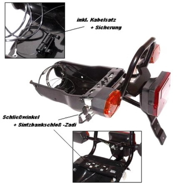 Bild von Rücklichtkombination Simson Roller SR50 SR80