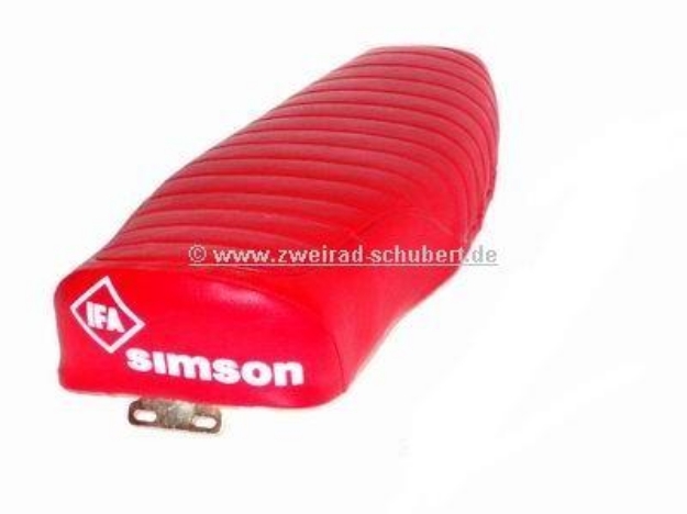 Bild von Sitzbank S50 S51 rot strukturiert