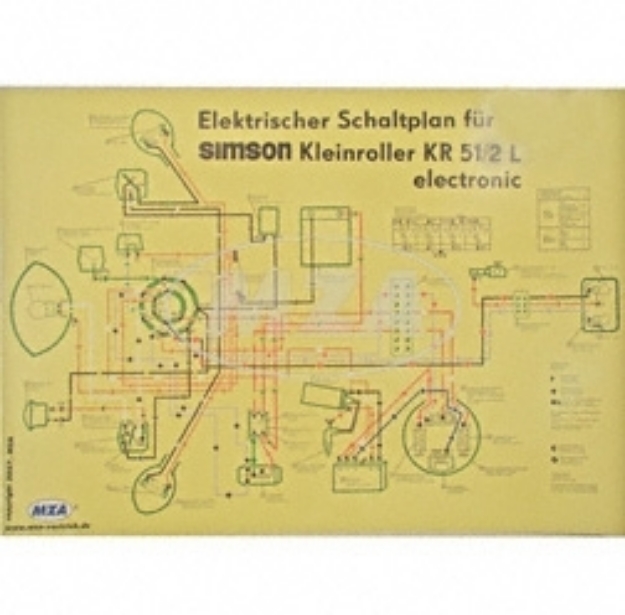Bild von Schaltplan KR51/2L Großformat