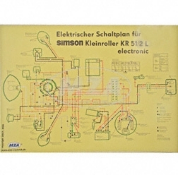 Bild von Schaltplan KR51/2L Großformat