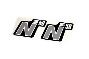 Zeige Details für Klebefolie Seitendeckel Simson S50N Bild von Klebefolie Seitendeckel Simson S50N