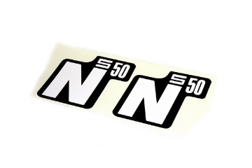 Zeige Details für Klebefolie Seitendeckel Simson S50N Bild von Klebefolie Seitendeckel Simson S50N