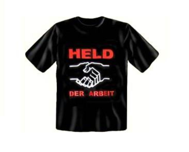 Bild von T-Shirt "Held der Arbeit"
