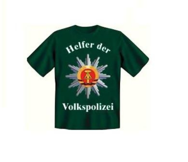 Bild von T-Shirt "Helfer der Volkspolizei"