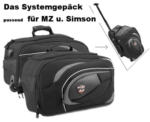 Bild von Packtaschen-System passend für MZ und Simson