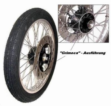 Zeige Details für Speichenrad 18" VR SB mit Reifen ETZ125 ETZ150 ETZ250 ETZ251 Bild von Speichenrad 18" VR SB mit Reifen ETZ125 ETZ150 ETZ250 ETZ251