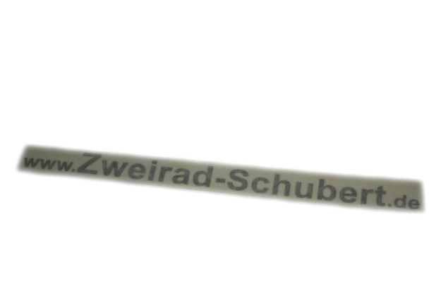 Bild von Klebefolie "Zweirad-Schubert" schwarz