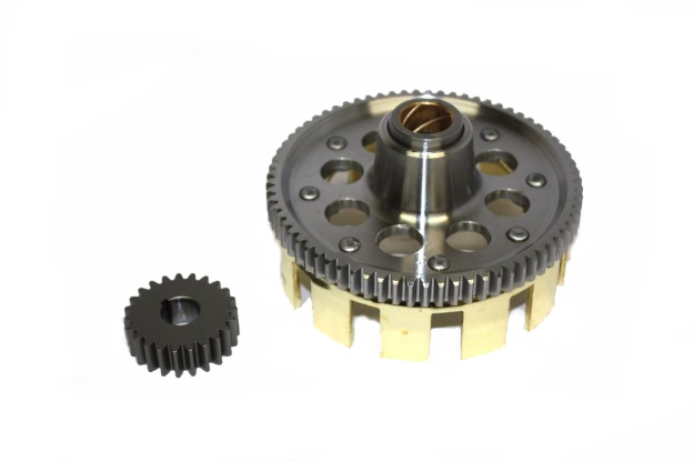 Bild von Kupplungszahnrad 71 Z + Primärritzel 23 Z -Sport für Simson-Motoren - M531