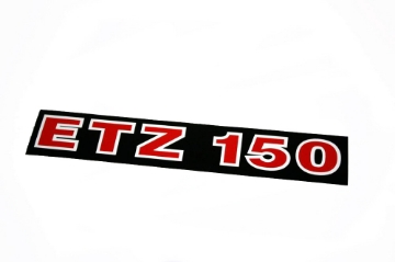Zeige Details für Klebefolie Seitendeckel MZ ETZ150 Bild von Klebefolie Seitendeckel MZ ETZ150