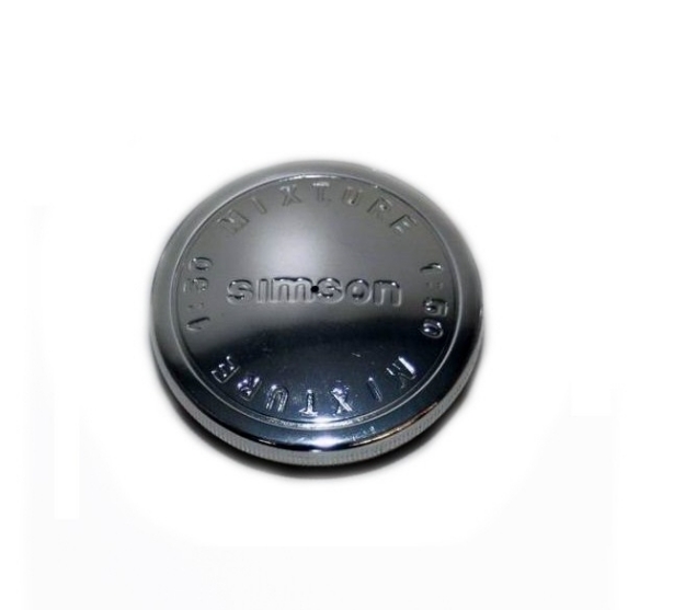 Bild von Tankdeckel E40 Alu-poliert "1:50 Mix" Simson