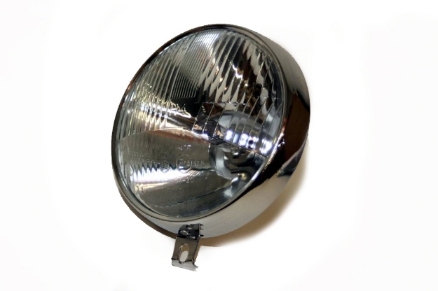 Scheinwerfereinsatz Reflektor für Simson SR50 SR80 rund 144mm E-Prüf Lampe Vorn 