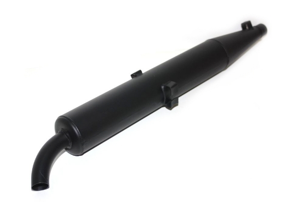 Bild von Auspuff Simson S53 OR Beta - schwarz matt lackiert