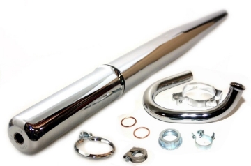 Zeige Details für Auspuffanlage Simson Roller SR50 SR80  -besser verchromt Bild von Auspuffanlage Simson Roller SR50 SR80  -besser verchromt