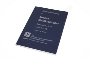 Zeige Details für Ersatzteilkatalog S51 KR51/2 Bild von Ersatzteilkatalog S51 KR51/2