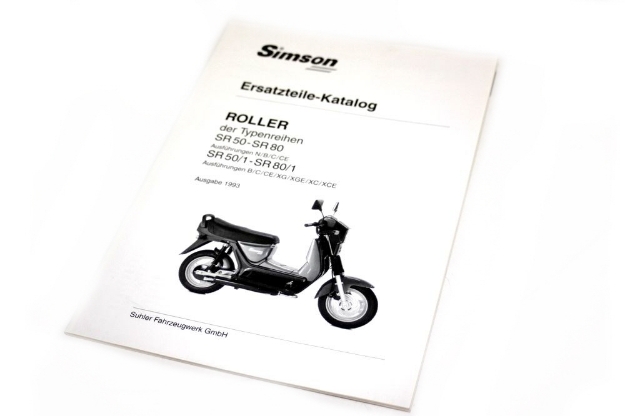 Simson Ersatzteile Katalog Roller SR50/SR80