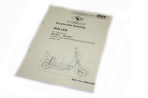 Bild von Ersatzteilkatalog Simson Roller SR50/80-X  