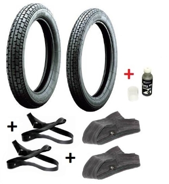 Zeige Details für Reifen-Set MZ TS250 - Heidenau K33/K33 Bild von Reifen-Set MZ TS250 - Heidenau K33/K33