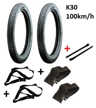 Zeige Details für Reifen-Set 2,75x16 K30 Simson S50 S51 S53 KR51 SR4-2 SR4-3 SR4-4  Heidenau Bild von Reifen-Set 2,75x16 K30 Simson S50 S51 S53 KR51 SR4-2 SR4-3 SR4-4  Heidenau