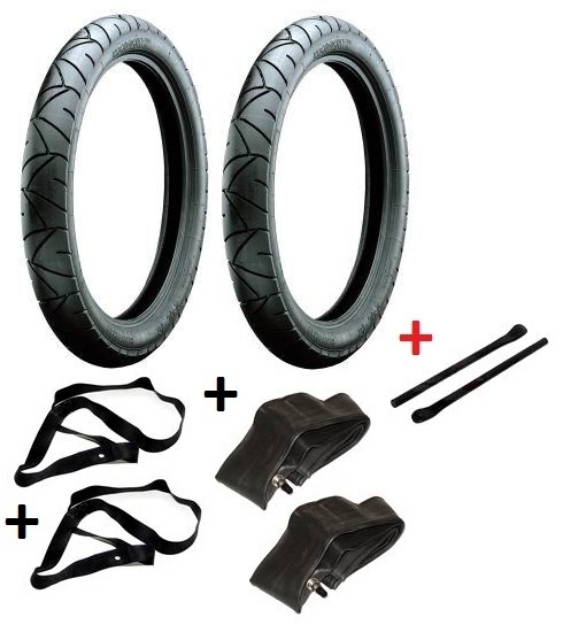 Bild von Reifen-Set K55 Simson S50 S51 S53 KR51 SR4-2 SR4-3 SR4-4  Heidenau