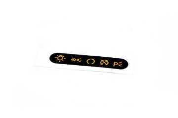 Zeige Details für Symboleschild für Instrumententräger MZ ETZ Bild von Symboleschild für Instrumententräger MZ ETZ