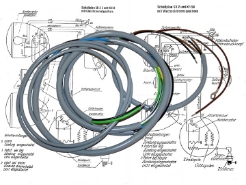 Zeige Details für Kabelbaumsatz Simson SR1 SR2 SR2E Bild von Kabelbaumsatz Simson SR1 SR2 SR2E