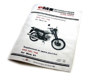 Zeige Details für Ersatzteilkatalog ETZ125 ETZ150 Bild von Ersatzteilkatalog ETZ125 ETZ150