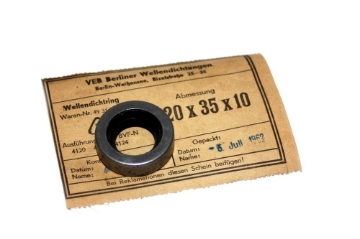 Zeige Details für Wellendichtring 20x35x10  -mit Blechkappe Bild von Wellendichtring 20x35x10  -mit Blechkappe