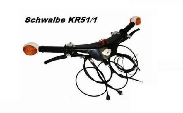 Bild von Lenkereinheit Simson Schwalbe KR51/1 Bausatz