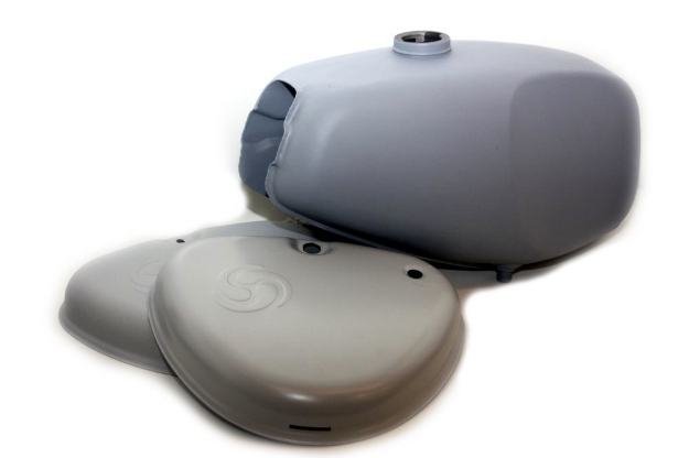 Bild von Tank-Set grundiert + Seitendeckel Simson S50