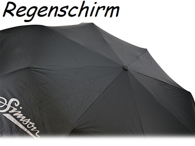 Bild von Regenschirm schwarz Simson