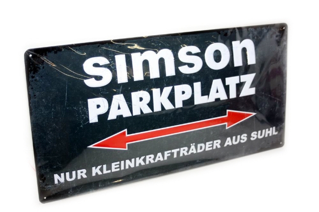 Bild von Blechschild SIMSON Parkplatz