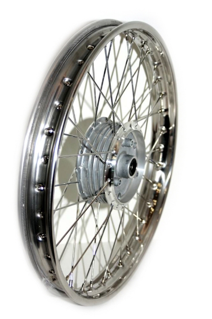 Bild von Speichenrad 19" Edelstahl S53OR  -vorn
