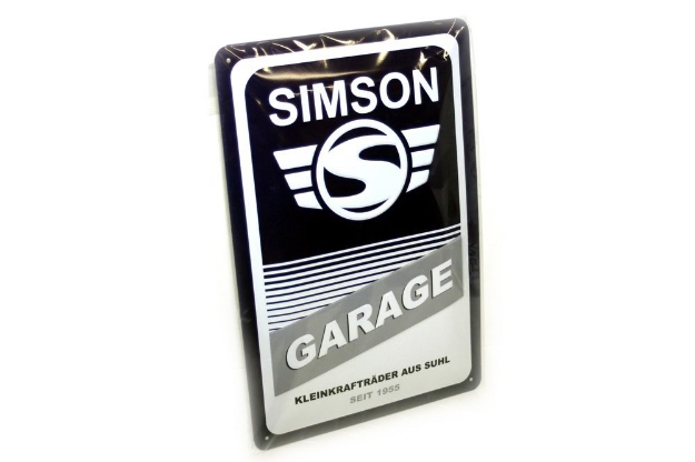 Bild von Blechschild SIMSON Garage