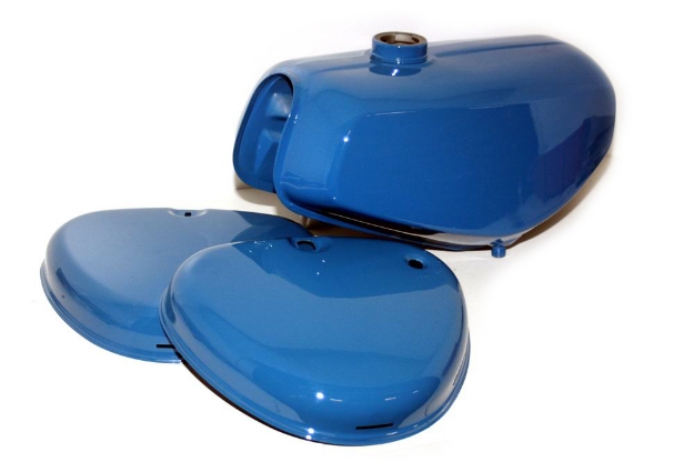Bild von Tank-Set Blau Simson S50 S51 S70  -mit Seitendeckel