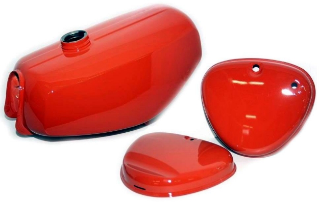 Bild von Tank-Set Simson S51 S70 Enduro  -mit Seitendeckel