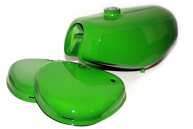 Bild von Tank-Set Saftgrün Simson S50 S51 S70  -mit Seitendeckel