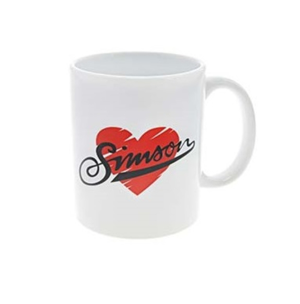Bild von Kaffeetasse Simson weiß Keramik 300 ml