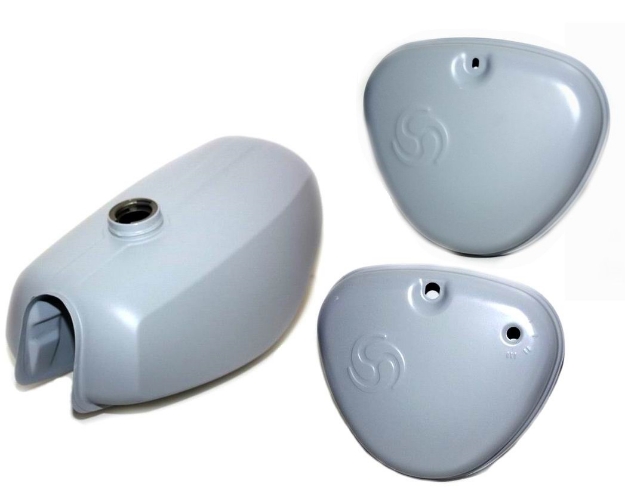 Bild von Tank-Set grundiert + Seitendeckel Simson S51 S50