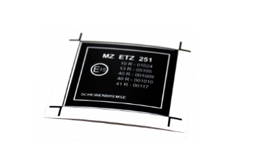 Zeige Details für Klebefolie MZ ETZ251 -Daten-Aufkleber Bild von Klebefolie MZ ETZ251 -Daten-Aufkleber