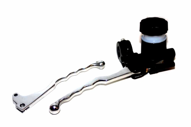Bild von Hauptbremszylinder MZ ETZ125 ETZ150 ETZ250 ETZ251  -polierter Handhebel