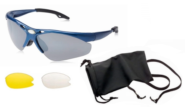 Bild von Sonnenbrille "glissado" blau metallic