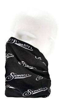 Zeige Details für Schlauchtuch Halstuch weiß/schwarz Simson Bild von Schlauchtuch Halstuch weiß/schwarz Simson